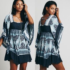 FREE PEOPLE | BOHO HEART OF GOLD DRESS | INDIGO